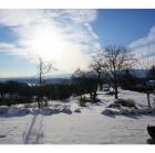 Winterlandschaft Ausblick von den Appartements